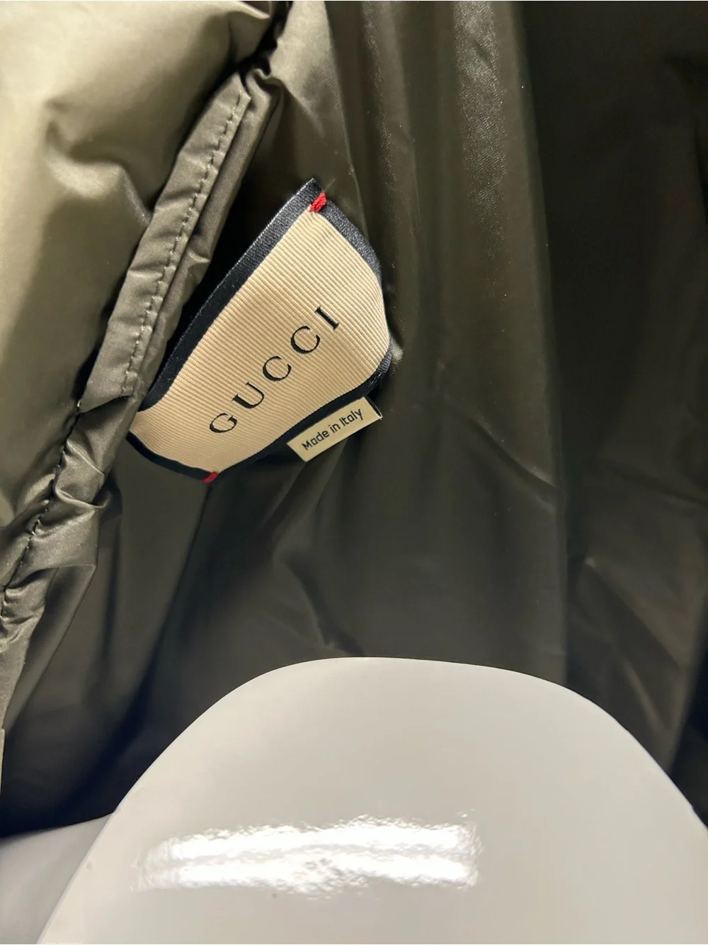Gucci Jumbo GG canvas down jacket